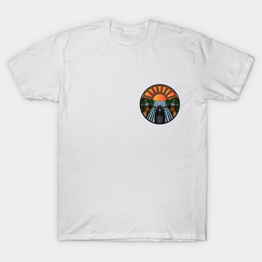 Discover Chase the Sunset Motorcycle - Motorbike - T-Shirt