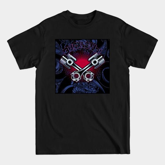 Discover Hand Drawn Buckle Up Pistons Illustration - Race Car - T-Shirt