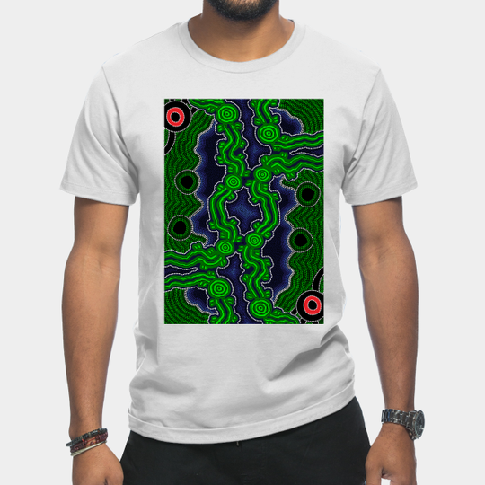 Discover Aboriginal Art - After The Rain - Rain - T-Shirt