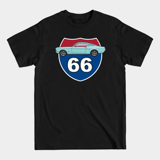 Discover 66-Tahoe Turquoise - 1966 Fastback - T-Shirt