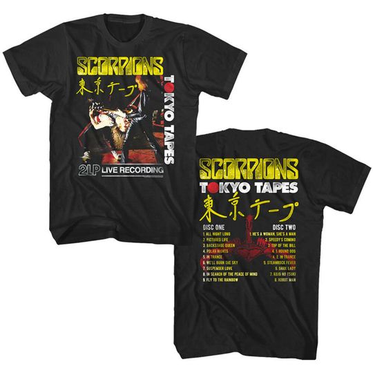 Discover Tokyo Tapes Album Japanese Live Concert Graphic T-Shirt