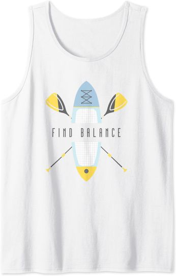 Discover SUP Stand Up Paddle Board Find Balance Tank Top