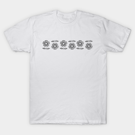 Discover Vintage Pyrex Geometric Flower Pattern - Pyrex - T-Shirt