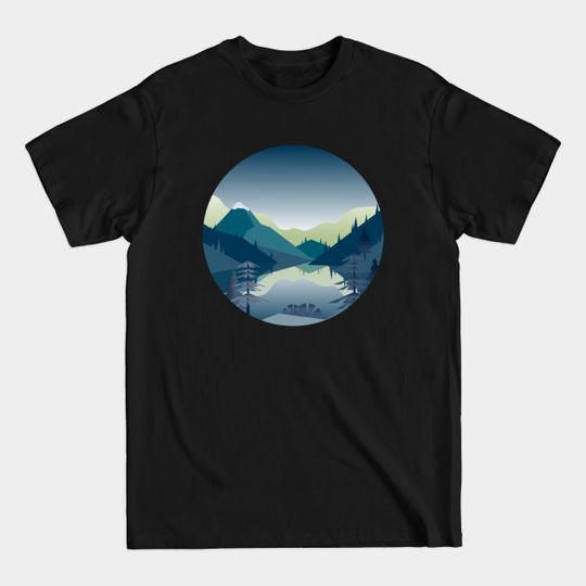 Discover Mountain landscape - Landscape - T-Shirt