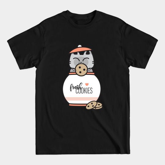 Discover Cookie Jar Cat - Cookie Cat - T-Shirt