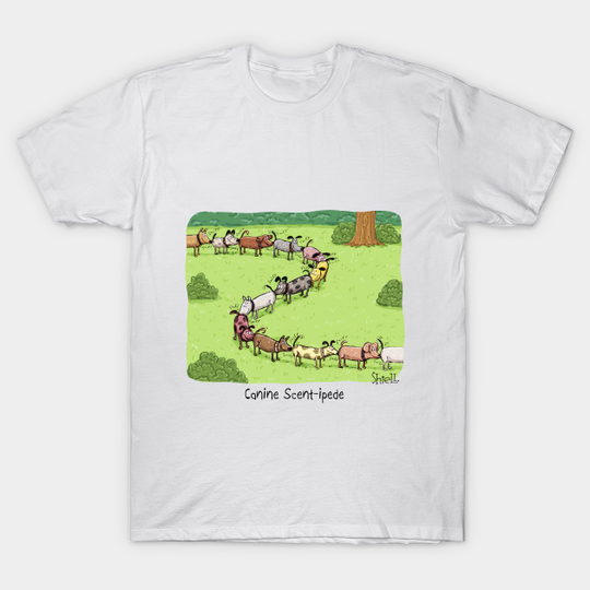 Discover Canine Scent-ipede - Dog - T-Shirt