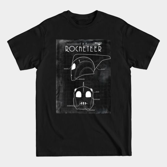 Discover The Rocketeer Helmet Schematic - The Rocketeer - T-Shirt