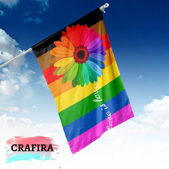 Discover LGBT Rainbow Pride Flag, Rainbow Inclusive Pride Flag, LGBT Peace Rainbow Flag