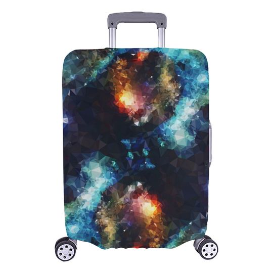 Discover Luggage cover Blue Pattern Luggage cover