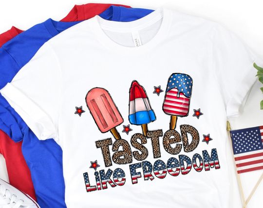 Discover Tasted Like Freedom Independence Day T-Shirt
