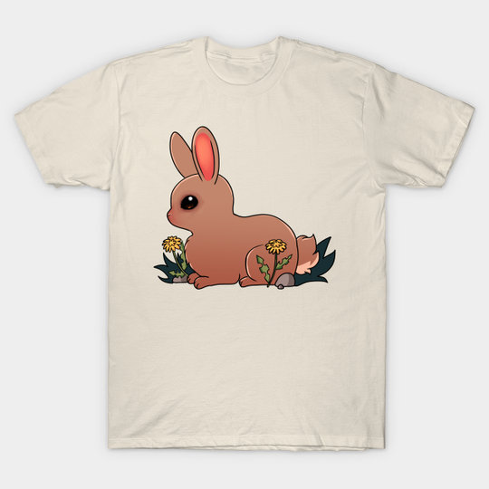 Discover Cute Field Bunny - Bunny - T-Shirt