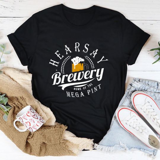 Discover HearSay Brewing Home Of The Mega Pint Shirt, Johnny Depp Hersay Shirt