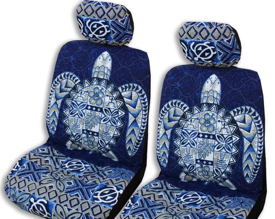 Discover Made in Hawaii - Set of 2, Separate Headrest Car Seat Covers