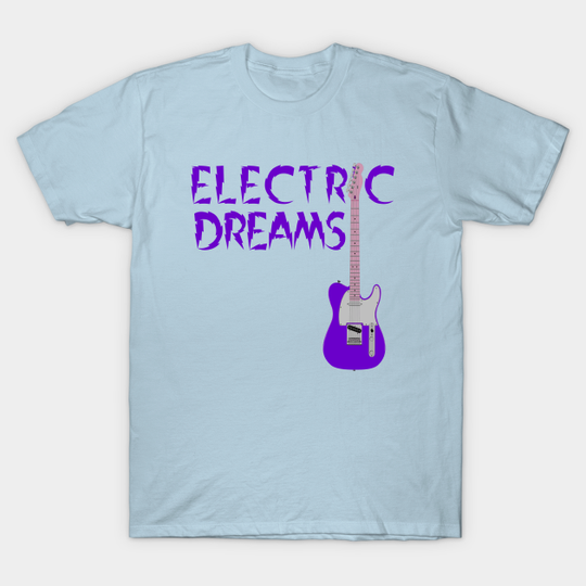 Discover Purple Electric Guitar Electric Avenue Tee