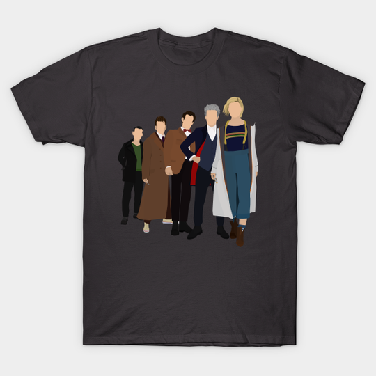 Discover Doctor Who - All Modern Doctors - New Costume T-Shirt