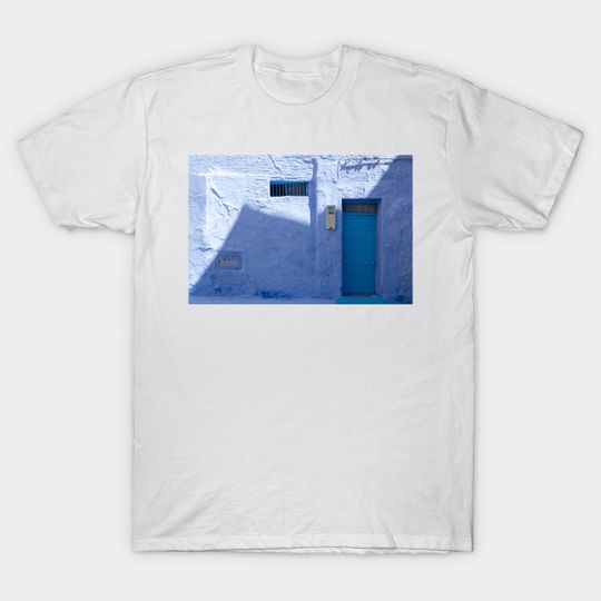 Discover Blue on Blue - Artistic Building T-Shirt