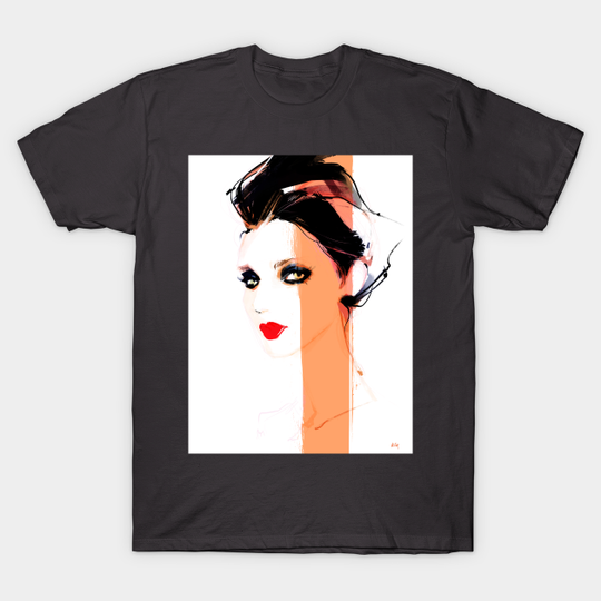 Discover Edith - Woman Portrait - T-Shirt