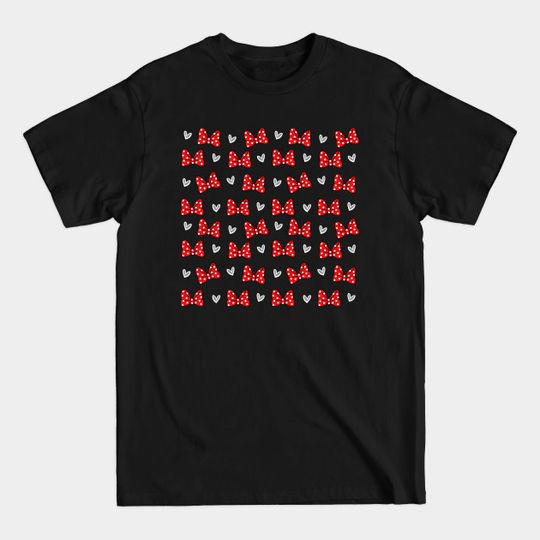 Discover Red big bows pattern - Bows - T-Shirt