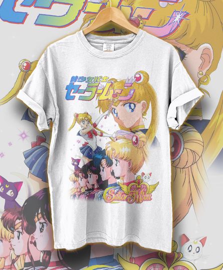 Discover Sailor Moon Tshirt, Anime Print Shirt