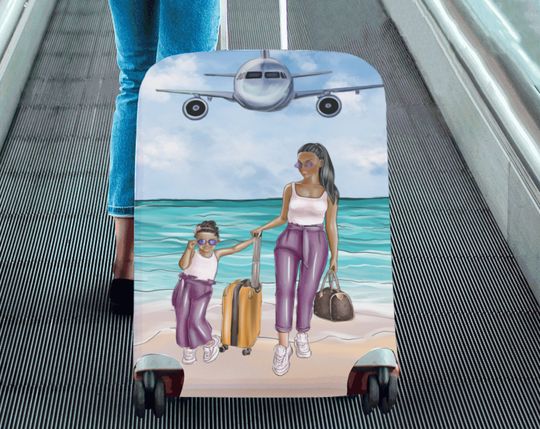Discover Travel Luggage Cover