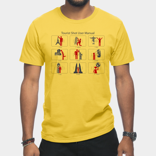 Discover Tourist Shot User Manual - Tourist Guide - T-Shirt