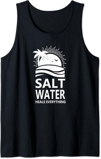Discover Salt Water Heals Everything Tank Top