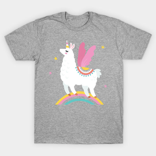 Discover Llama Unicorn - Llama - T-Shirt