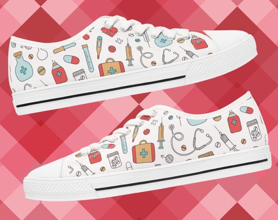 Discover Nurse Love - Women's Low Top Sneakers