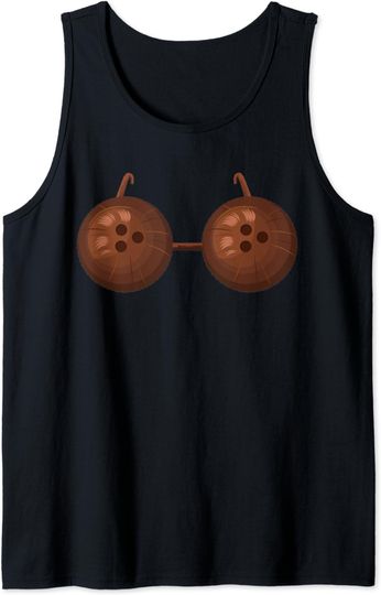 Discover Summer Coconut Bra Halloween Costume Tank Top