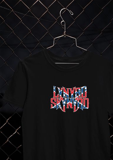 Discover Lynyrd Skynyrd Logo Men's Black Clothing Tshirt
