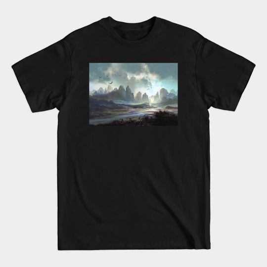 Discover Blue River - River - T-Shirt