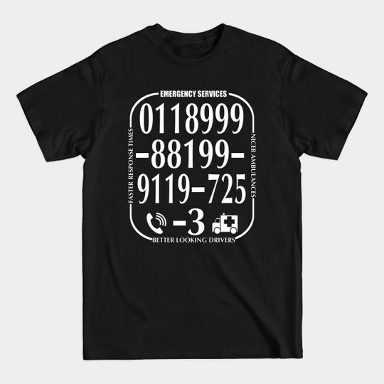 Discover IT Crowd - Emergency Services - It Crowd - T-Shirt