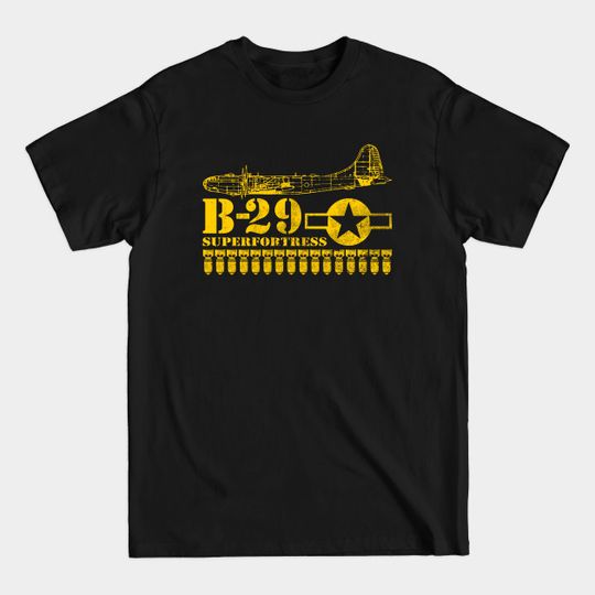 Discover B-29 Superfortress (distressed) - Ww2 Bomber - T-Shirt