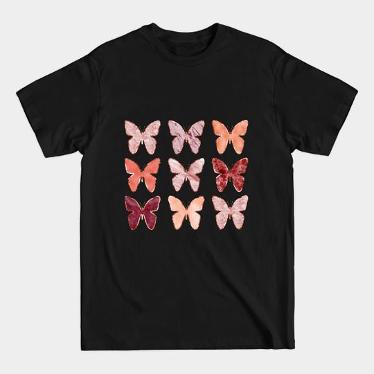 Discover Rose gold butterflies - Rose Gold - T-Shirt