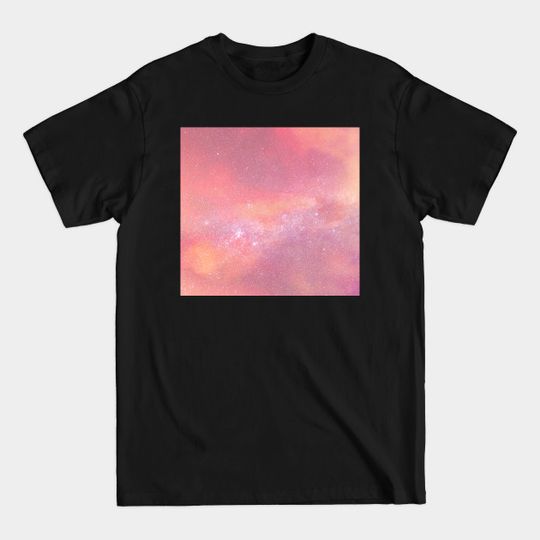 Discover Pink Star Galaxy - Pink Stars - T-Shirt