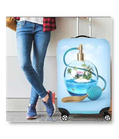 Discover Perfume Bottle Luggage Cover
