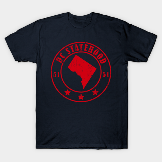 Discover Washington DC Statehood Flag T-Shirt