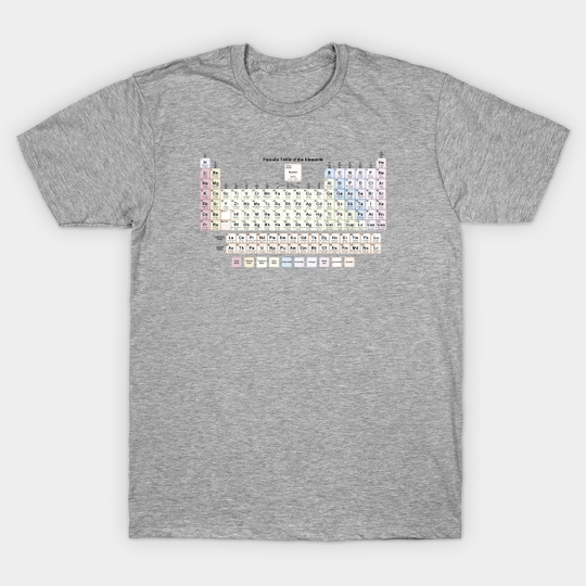 Discover periodic table of elements - Periodic Table Of Elements - T-Shirt