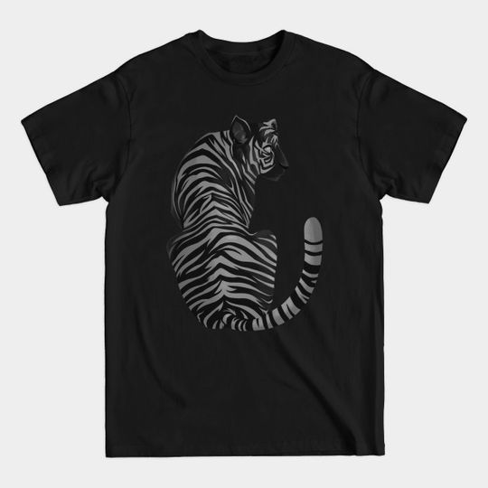 Discover Tigre Negro - Tiger - T-Shirt