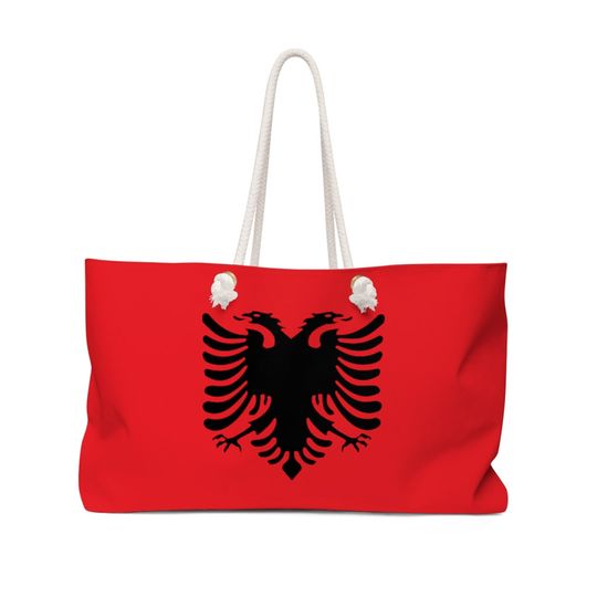 Discover Albanian Flag Weekender Bag