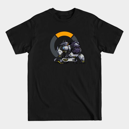 Discover Overwatch - 16-Bit Winston W/ Logo - Overwatch - T-Shirt