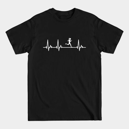 Discover Female Runner My Heart Beats for Running - Running Women - T-Shirt