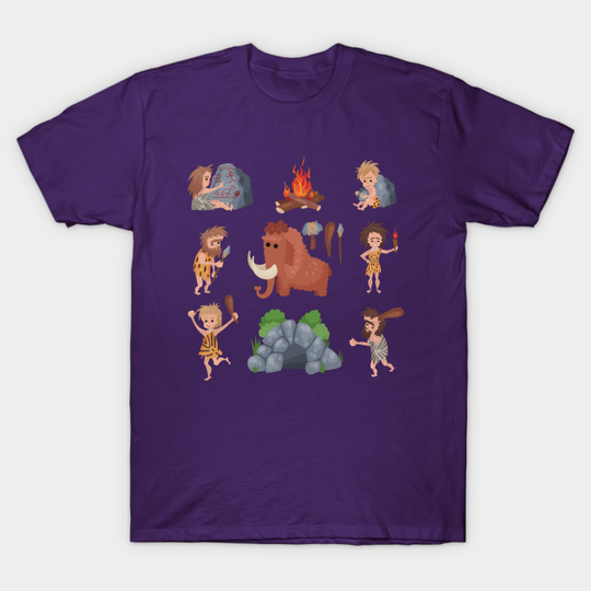 Discover Prehistoric stone aged collection - Prehistoric Stone Aged Collection - T-Shirt