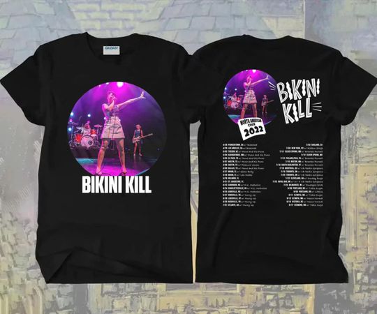 Discover Bikini Kill North American Tour 2022 T-Shirt