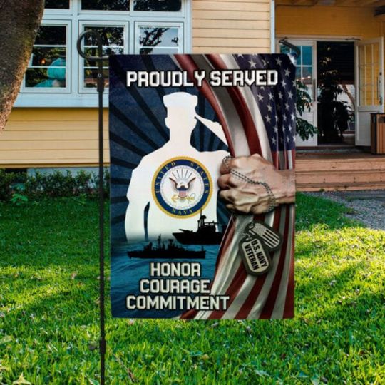 Discover US Navy Garden Flag