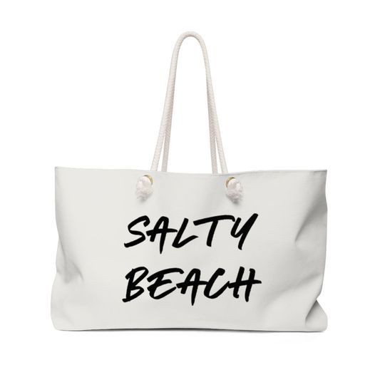 Discover Salty Beach Weekender Bag