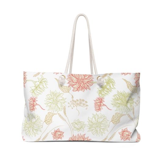 Discover Floral print Weekender Bag