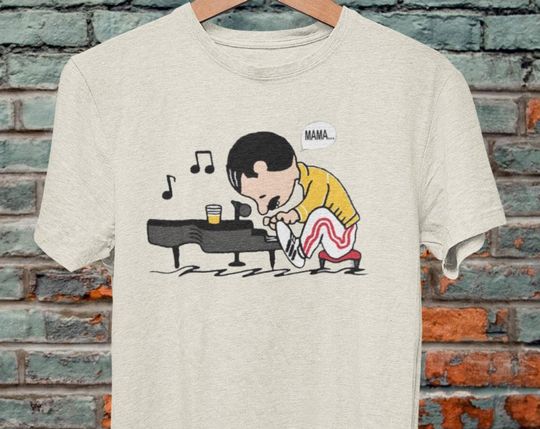 Discover Vintage Animation Freddie Mercury T Shirt