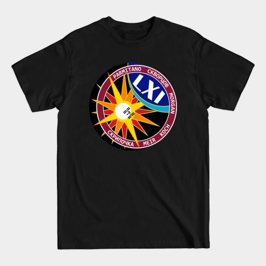 Discover Expedition 61 Mission Patch - Expedition 61 Patch - T-Shirt