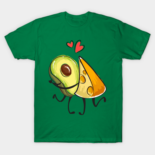 Discover avocado cheese lover couple - Avocado Cheese Lover Couple - T-Shirt